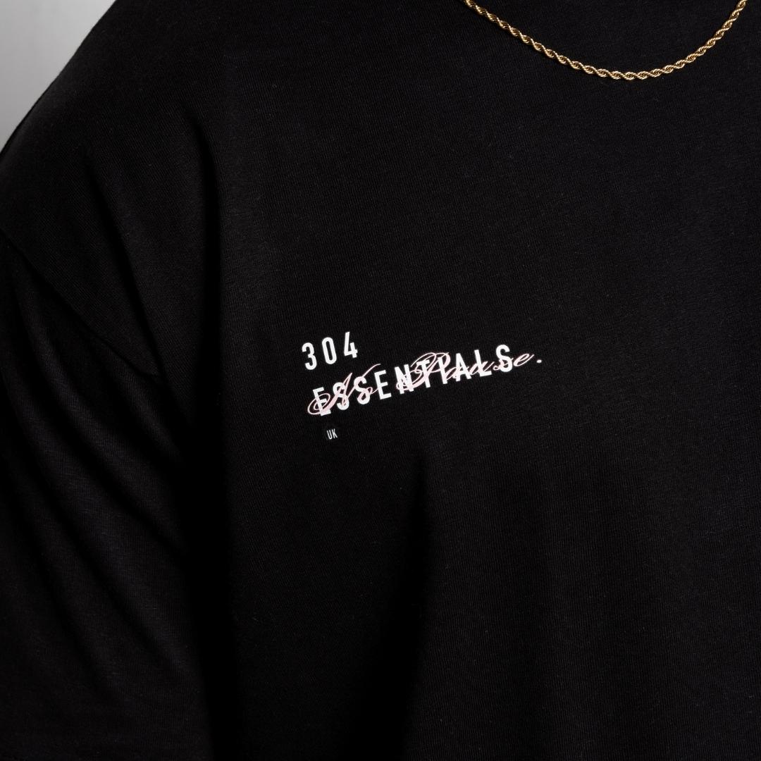304 Mens Essential Member T-Shirt Black