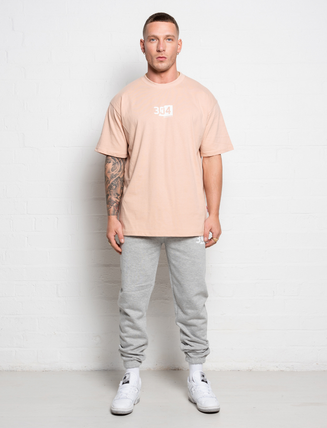 304 Mens 50:50 Essential T-shirt Peach