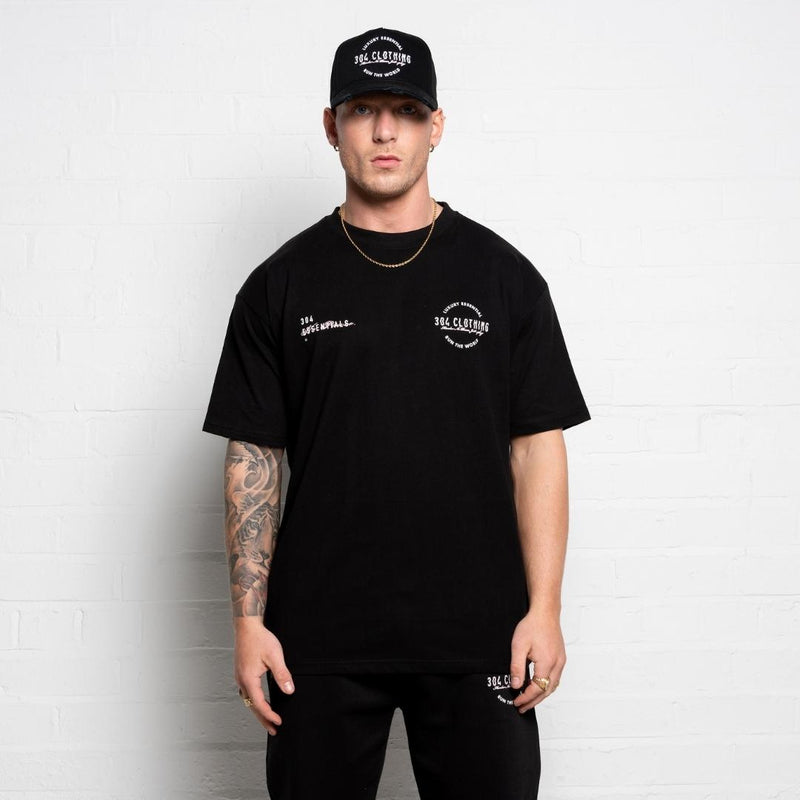 304 Mens Essential Member T-Shirt Black