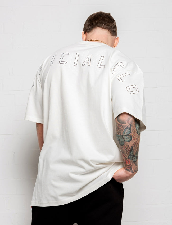 304 Mens Official T-shirt Ivory (Oversized)