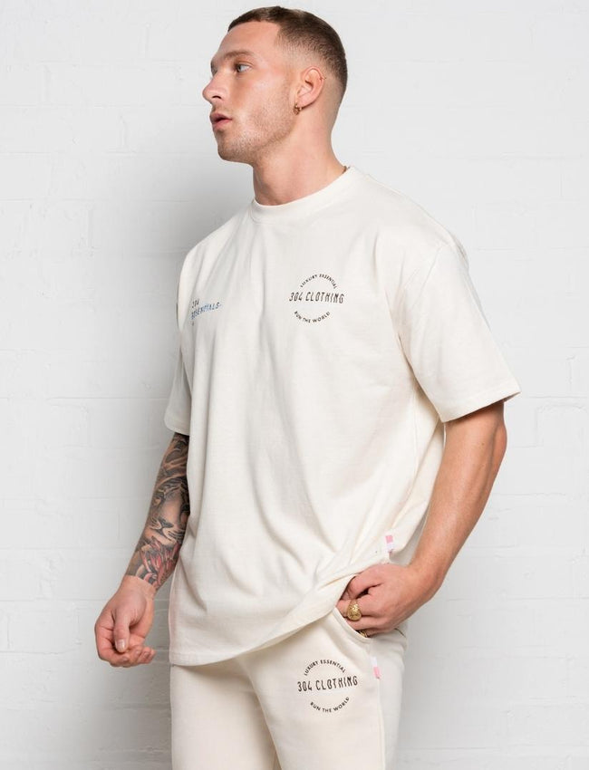 304 Mens Essential Member T-Shirt Off-White