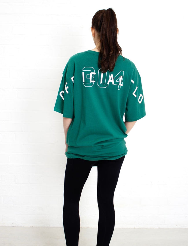 304 Womens Official T-shirt Teal Green (Oversized)