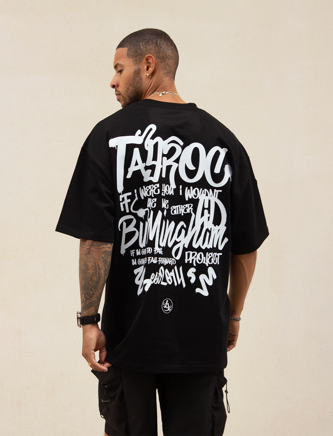 Tayroc Chalk Board T-shirt Black