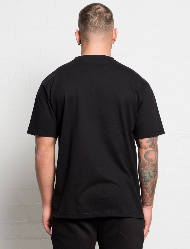 304 Mens Elite Relaxed Fit T Shirt Black