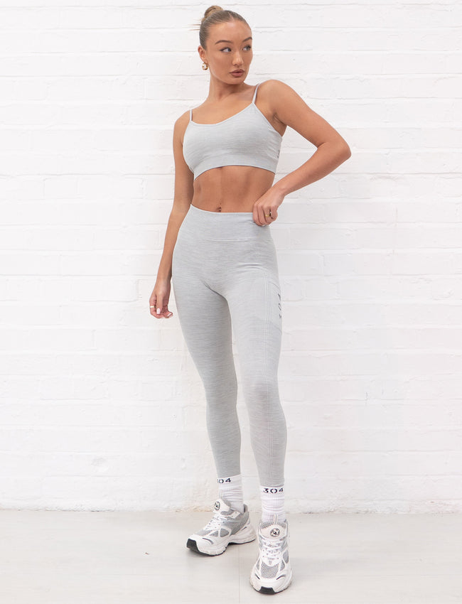 304 Recycled Seamless Active Legging Cool Grey