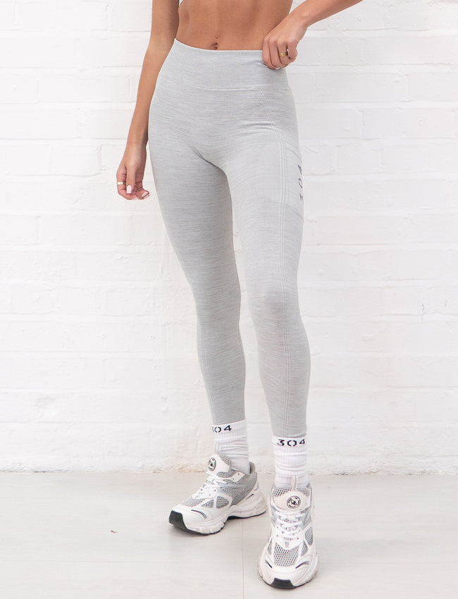 304 Recycled Seamless Active Legging Cool Grey