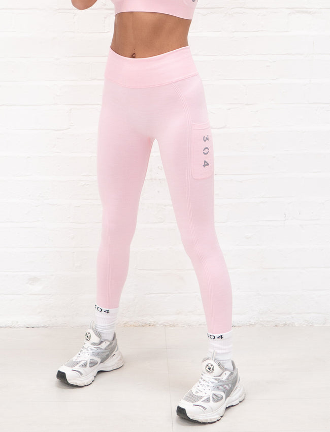 304 Recycled Seamless Active Legging Candy Pink