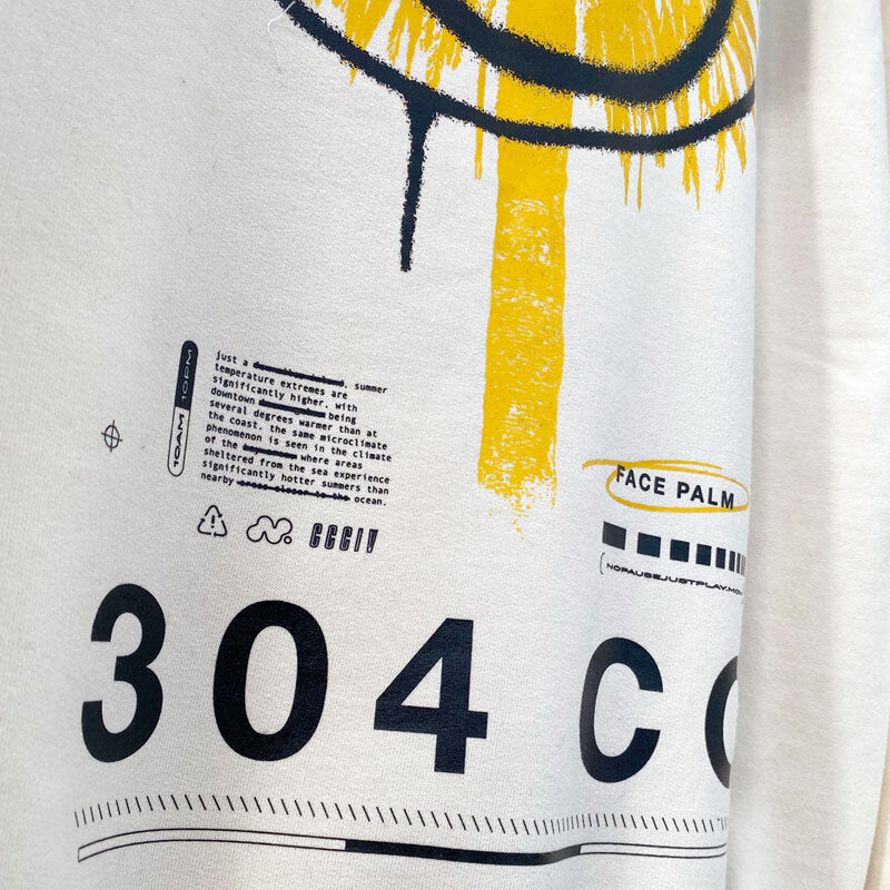 304 Clothing | Face Palm T-shirt | White | Mens