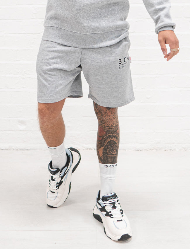 304 Mens Core One Hundred Stamp Shorts Grey